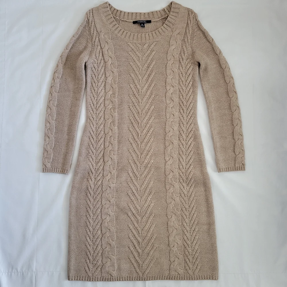 Chadwick Cable Knit Dress Size Petite Small - Picture 4 of 10
